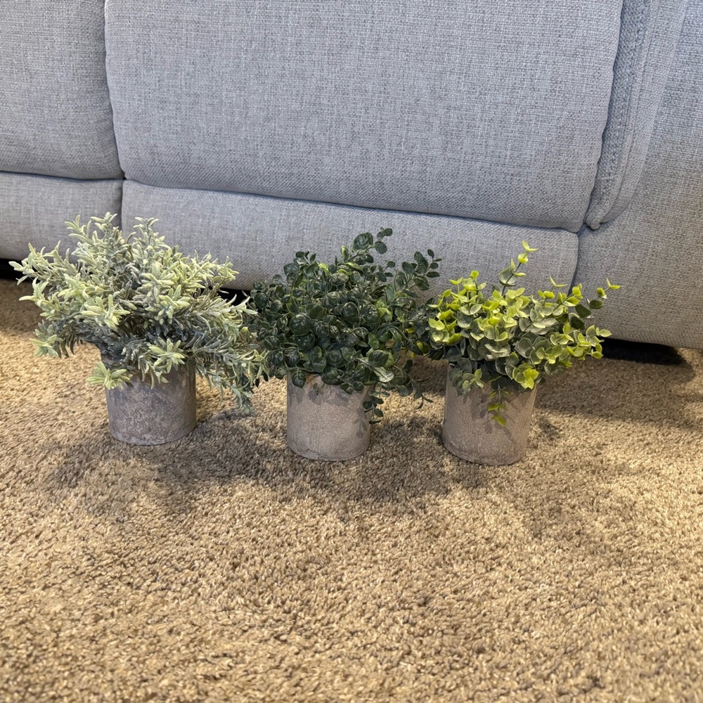 3 faux plants - Picture 2 of 4